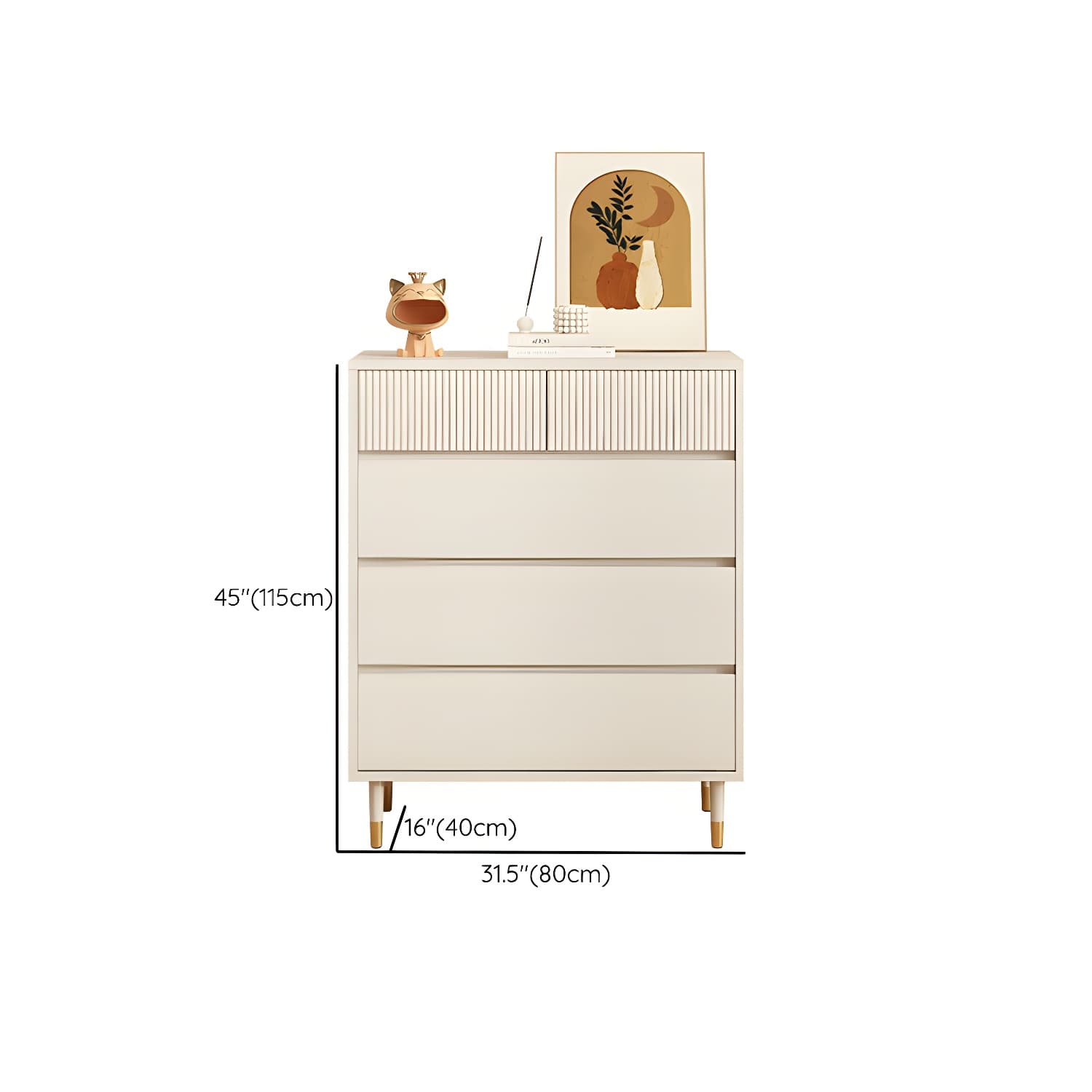 Stylish Wood Double Dresser with Soft Close Drawers - Organize Your Bedroom in Style - image 11