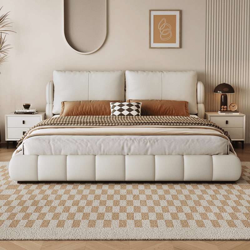 Chalk Storage Included/Pallet Bed Frame with Leg and Lumber Frame for Living Room in a Modern Simple Style thumbnail 2