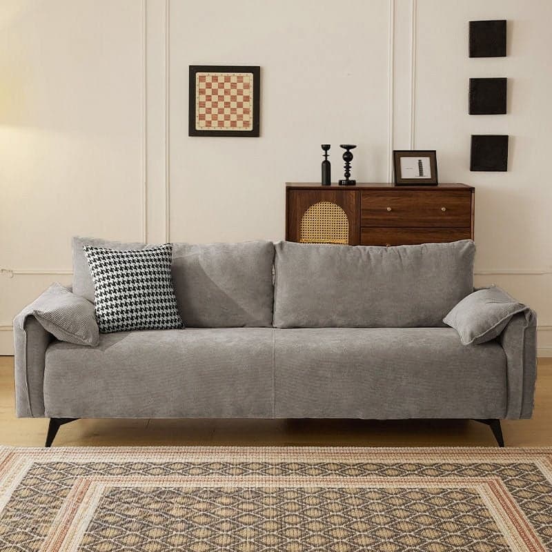 Modish Standard Sofa in Coal/Dove Grey/Off-White with 1 Pillow thumbnail 3