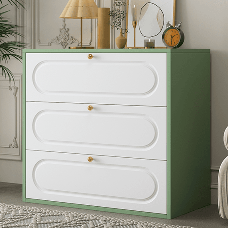 Light Green Casual Steel Bachelor Chest/Semainier