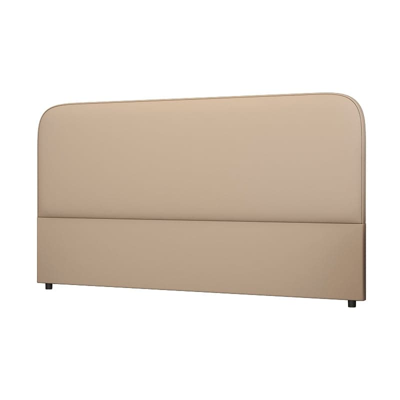 Modish No Distressing Timber Panel Headboard with Arched Shape for King/Queen/Full Bed, Featuring Sponge Fill and Standard Height thumbnail 4