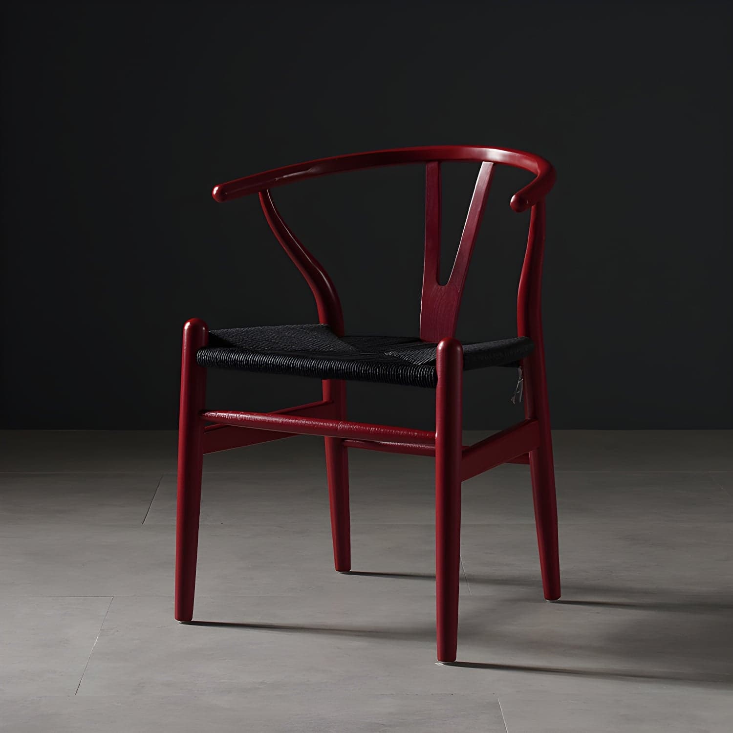 Scandinavian Style Wood Dining Chair Dining Room Wishbone Chair with Arm thumbnail 11