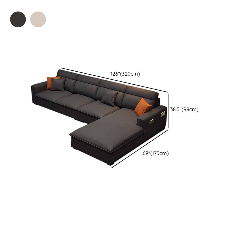 L-Shape/Straight Sofa Recliner/Sofa Couch with Concealed Support and Pine Wood Frame thumbnail 27