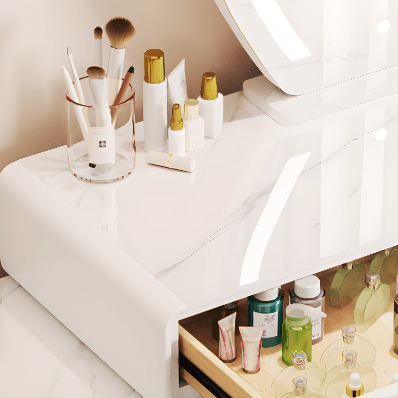 Scalable Push-Pull Vanity Set, Lighting System, Adjustable Touch & Adjustable Brightness, Peony thumbnail 10