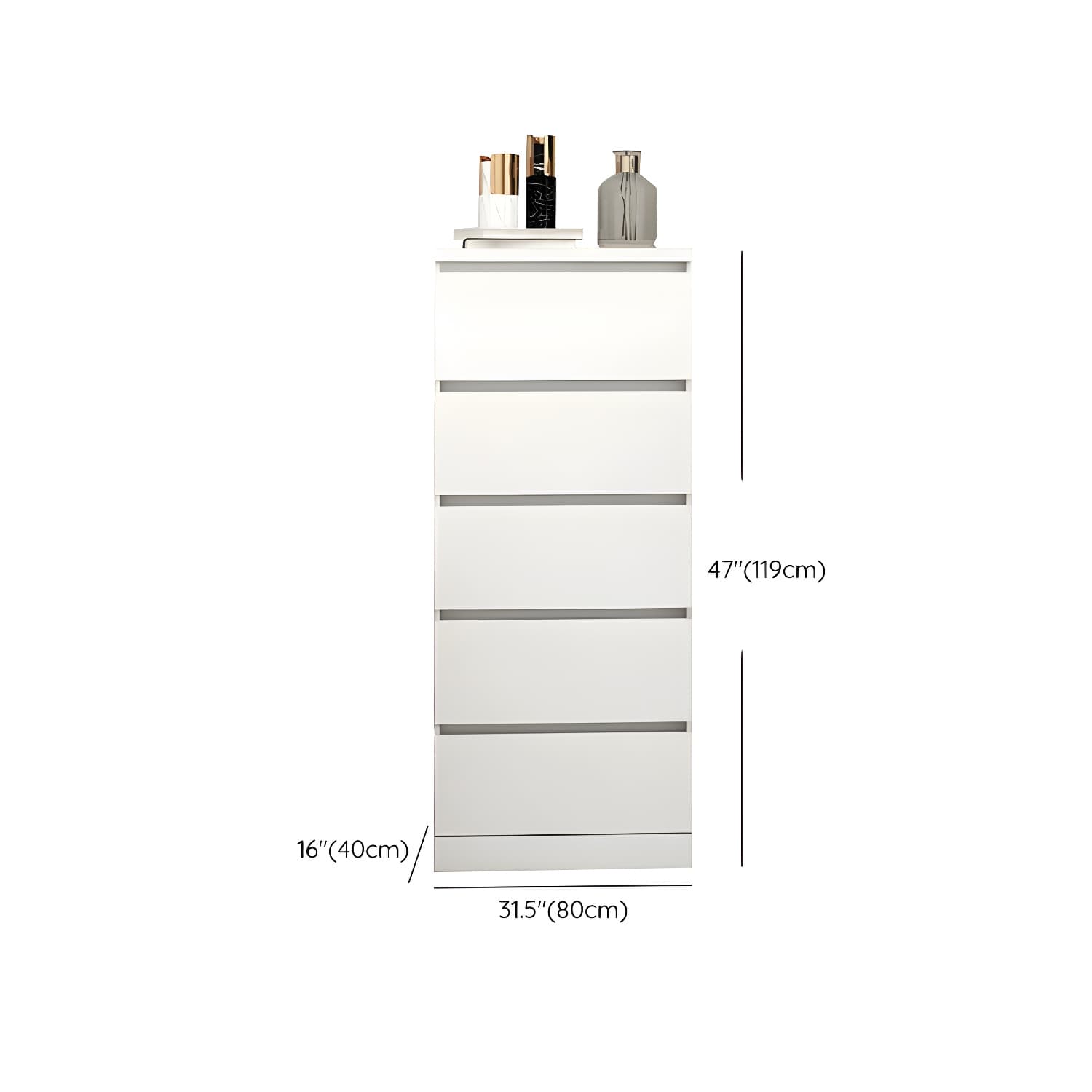 Contemporary Narrow Wood Dresser with Drawers for Living Room thumbnail 20