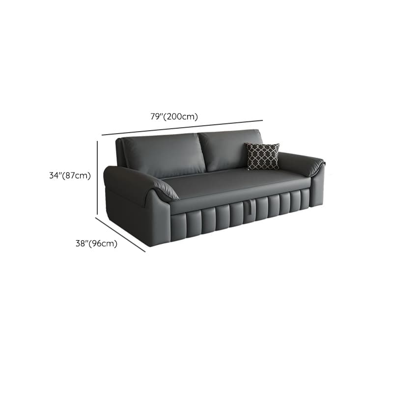 L-Shape/Straight Left Hand Facing/Horizontal Sofa Recliner/Convertible Sofa with Under-seat-storage thumbnail 11