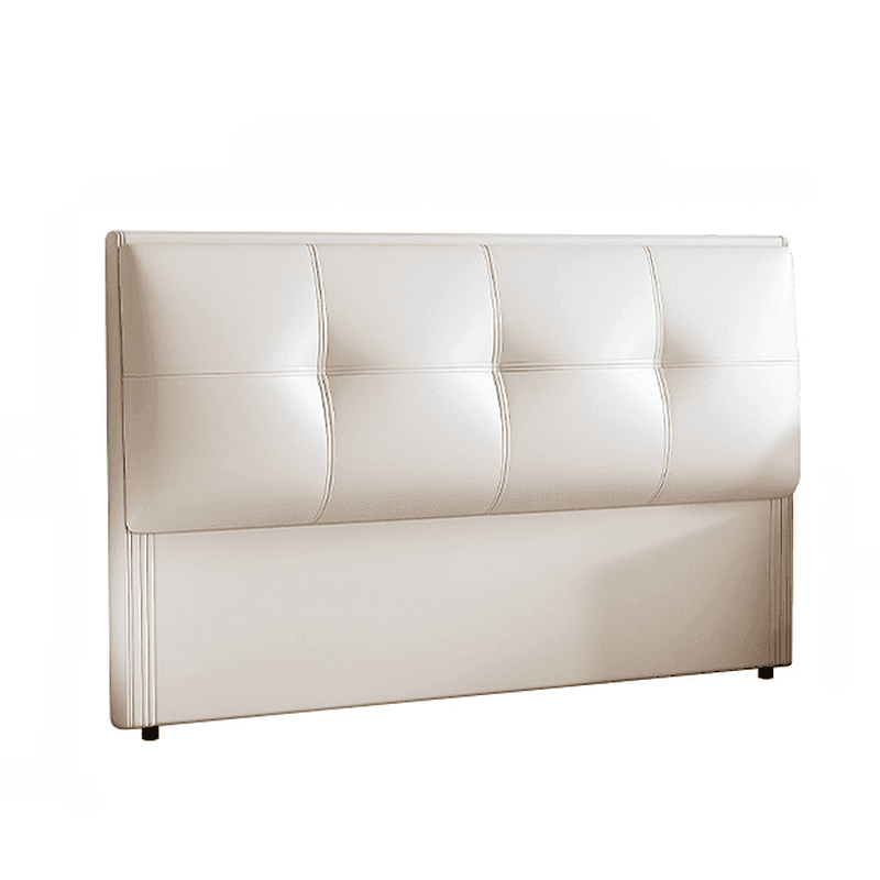 Simplistic Style Panel Headboard with No Distressing, Piled Tufted Rectangular Shape for King/Queen/Full Bed, Sponge Upholstery Fill, Standard Height thumbnail 9