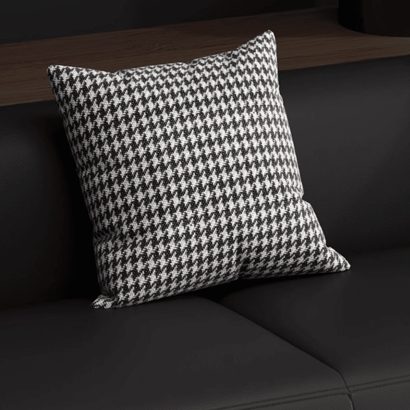 Drawing Room Standard Sofa in Pu Leather with Dark Gray/Sage/Amber Color and Armrest thumbnail 13