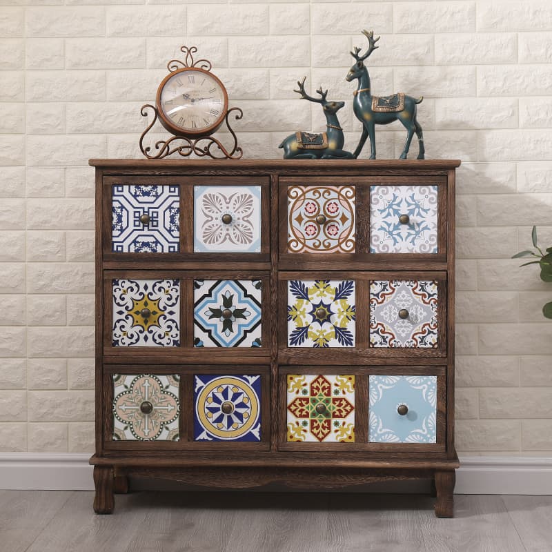 Shaker Style Independent Accent Chest with Weathered Wood thumbnail 6