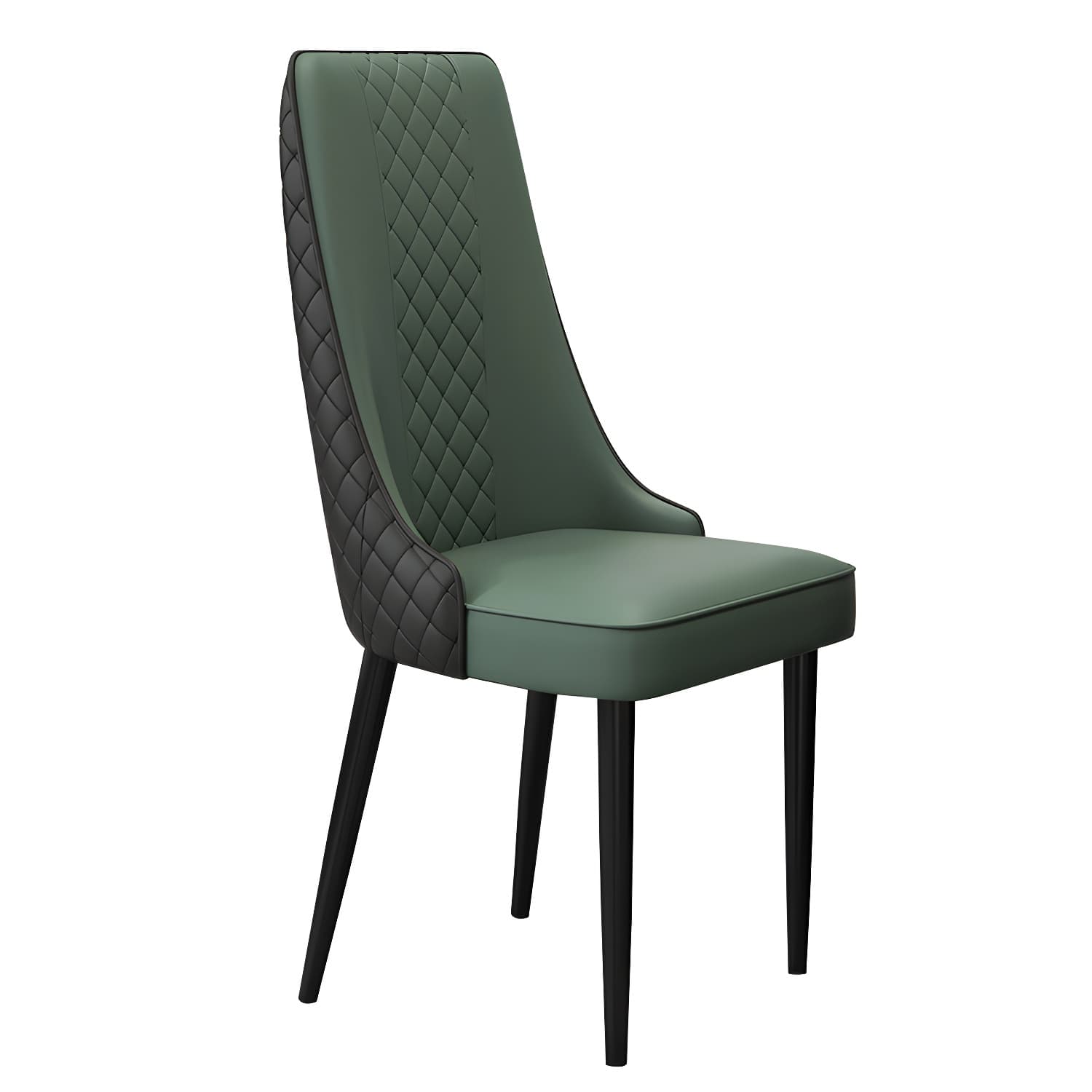 Glam Style Side Chair Leather Parsons Indoor Dining Chair for Living Room thumbnail 15
