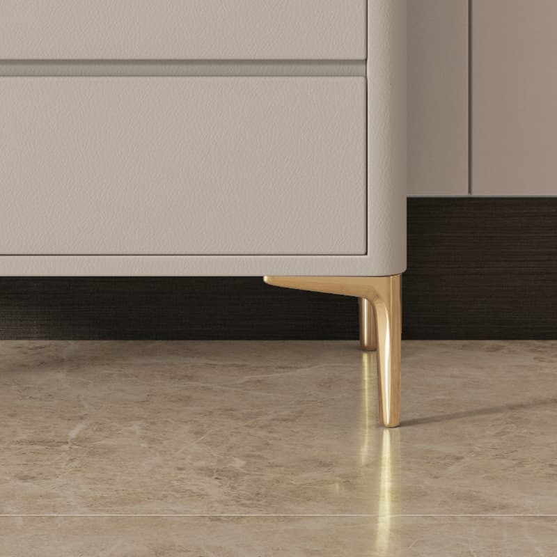 Glam Style Solid Wood Storage Chest with Stone Top and Soft-Close Drawers thumbnail 17