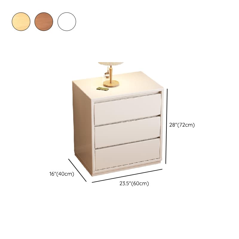Modern Simple Style Rectangular Detached Decorative Cabinet with Scratch-immune Rubberwood, Chalk/Sepia/Wood Color Top, and Soft Close Drawer thumbnail 7