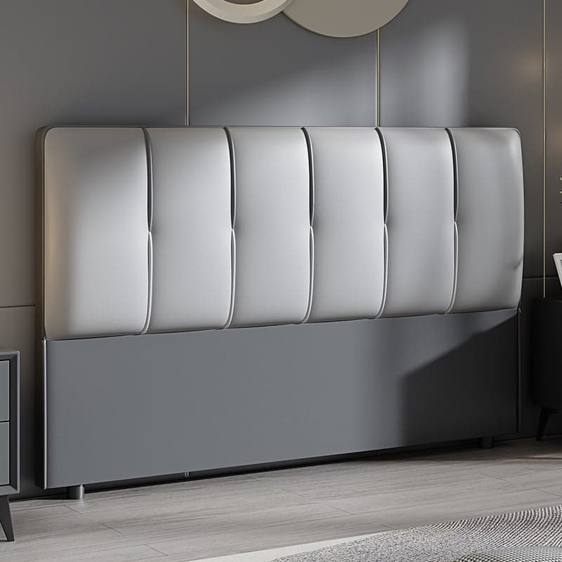 Modish Panel Headboard in Pine Wood with No Distressing, Rectangle Shape for Queen/Full/Twin XL Bed, Featuring Sponge Upholstery and Standard Height thumbnail 3