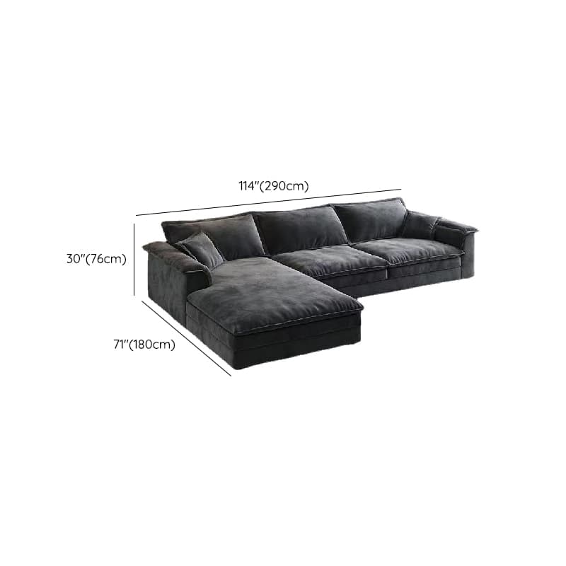 Pine Horizontal/Left Hand Facing Straight/L-Shape Sofa/Sofa Chaise with Concealed Support Living Room thumbnail 23