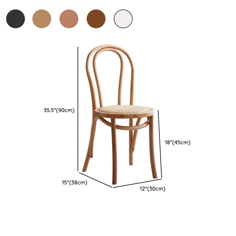 Reliable Outlined Intertwined Armless Chair for Restaurant Use thumbnail 18