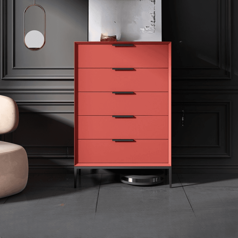 Modern Solid+Engineered Wood 5 Tiers/3 Tiers/4 Tiers Double Dresser/Semainier/Bachelor Chest thumbnail 6
