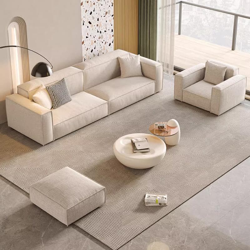 Straight/L-Shape Cotton Upholstered Sofa Couch/Corner Sectional with Horizontal/Left Orientation thumbnail 2