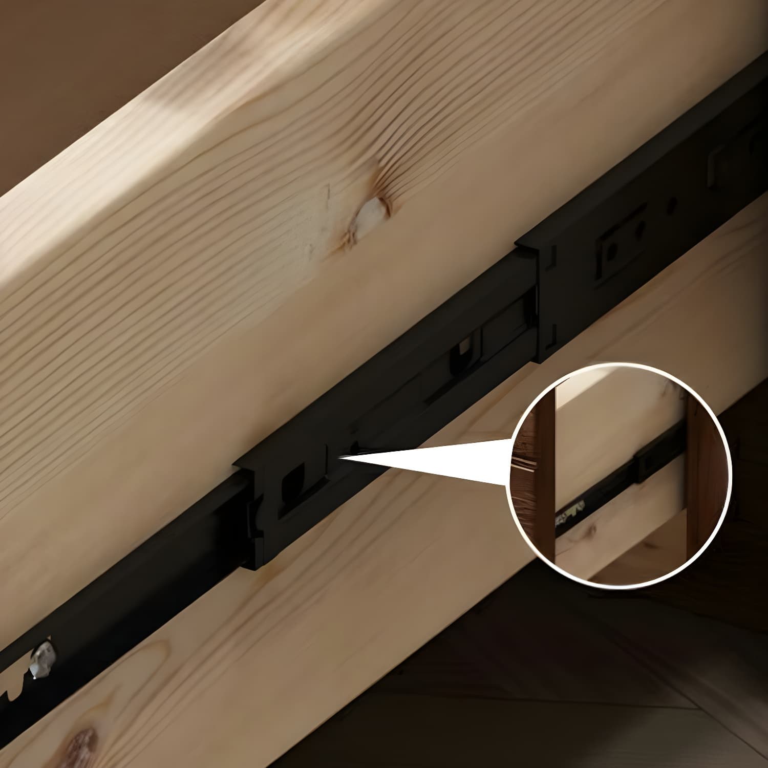 Traditional Wood Dresser with Drawers - Narrow Vertical Design - 40cm Width - Self Close Glides thumbnail 9