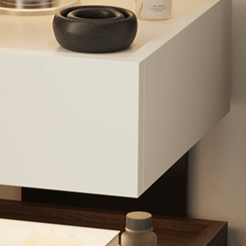 Modish Nightstand With Drawer Organization Featuring 2 Drawers, 1 Shelf, and Lumber Countertop thumbnail 13