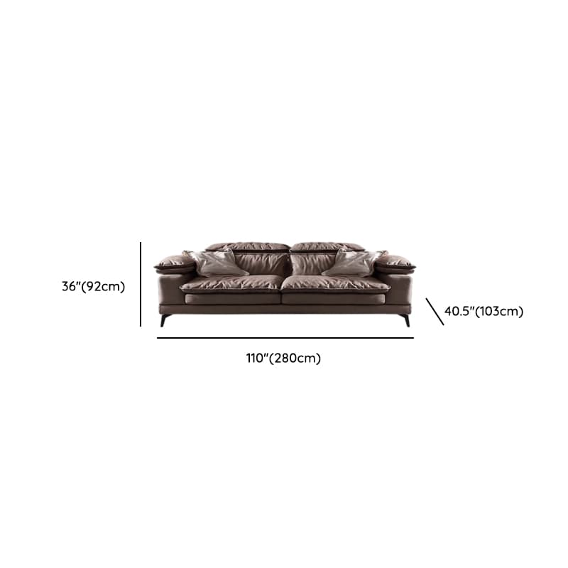Cocoa Straight/L-Shape Horizontal/Left Hand Facing Sofa Couch/Sofa Recliner in a Contemporary Style thumbnail 9