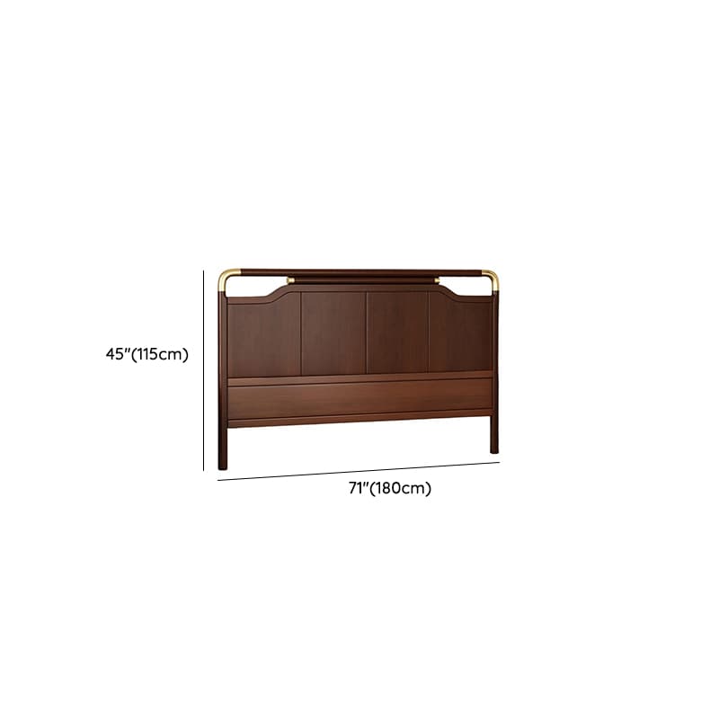 Modish No Distressing Timber Panel Headboard with Rectangle/Stepped Shape for Queen/King/Full Bed, Featuring Sponge Upholstery and Standard Height thumbnail 12