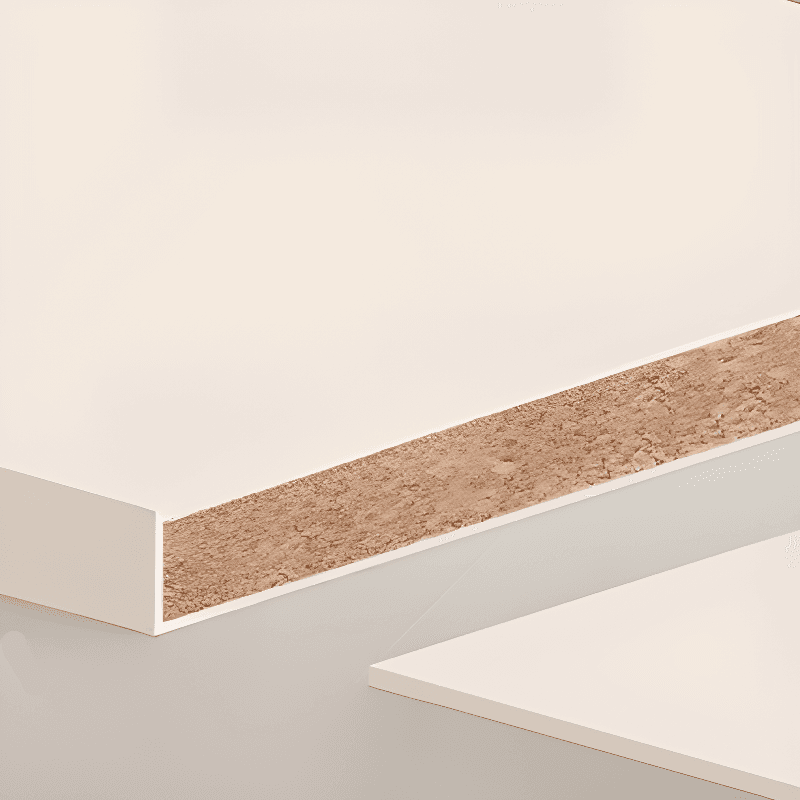 Simplistic White Detached Almirah with 3 Drawers, Interior Shelves, and Hinged Door thumbnail 7