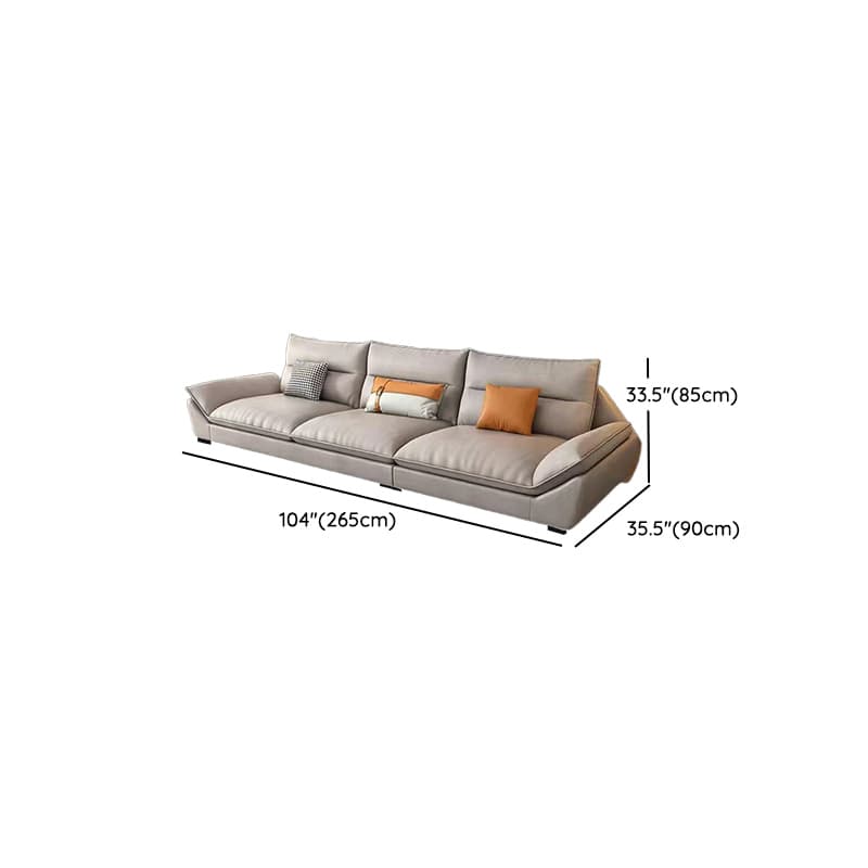 Functional L-Shape/Straight Sofa Couch/Sofa Recliner for Parlor with Reversible/Horizontal Orientation and Concealed Support thumbnail 17
