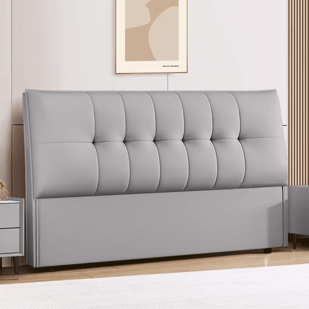 Modish No Distressing Button-tufted Panel Headboard in Rectangle Shape for King/Queen/Full Bed with Sponge Upholstery Fill and Standard Height thumbnail 4