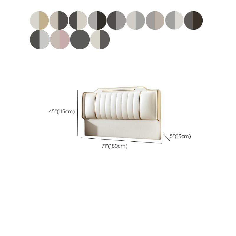 Simplistic Style Panel Headboard in Natural Wood with No Distressing, Rectangular Shape for Queen/Full/Twin XL Bed, Featuring Sponge Upholstery and Standard Height thumbnail 19