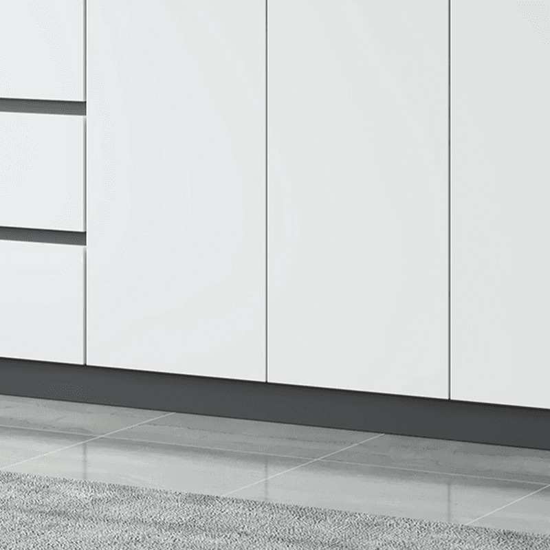 Standard/Wide Chalk 3 Drawers Closet 2 Shelves/1 Shelf Glass Doors Functional Storage Cabinet Sideboard thumbnail 9