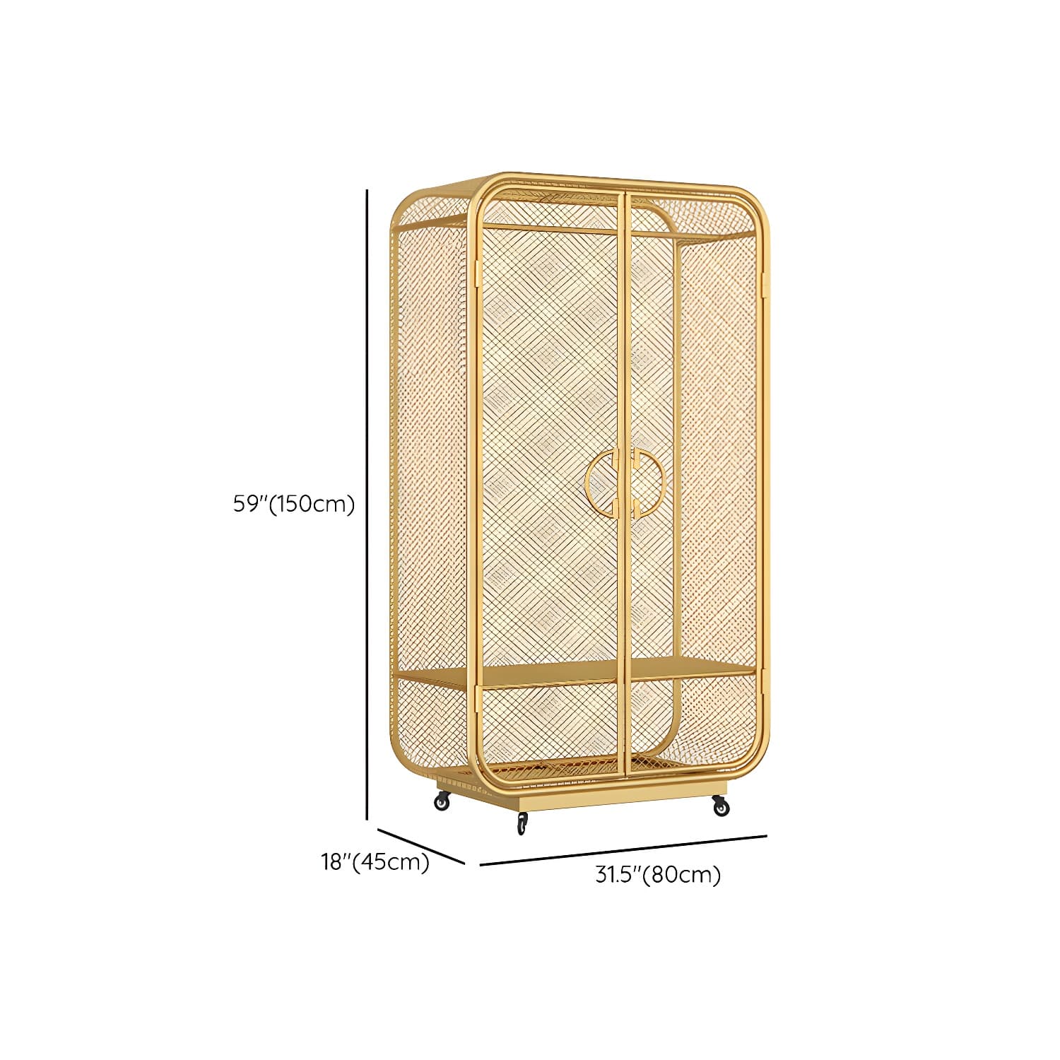 Contemporary Wardrobe Closet Metal Wardrobe Cabinet for Bedroom thumbnail 20