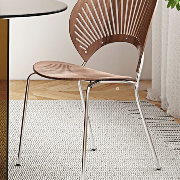 Elegant Glass Oval Dining Set in Brown - Includes Modern Chairs thumbnail 7