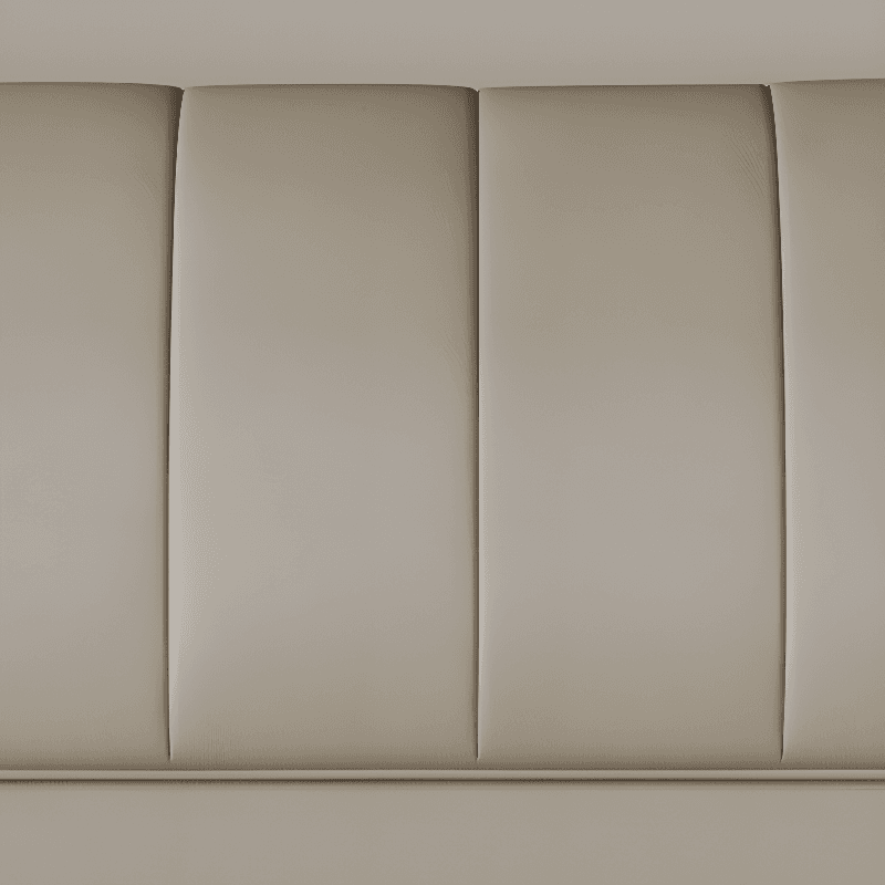 Trendy Panel Headboard in Natural Wood with No Distressing, Rectangle Shape for Queen/Full Bed, Featuring Sponge Upholstery and Standard Height thumbnail 10