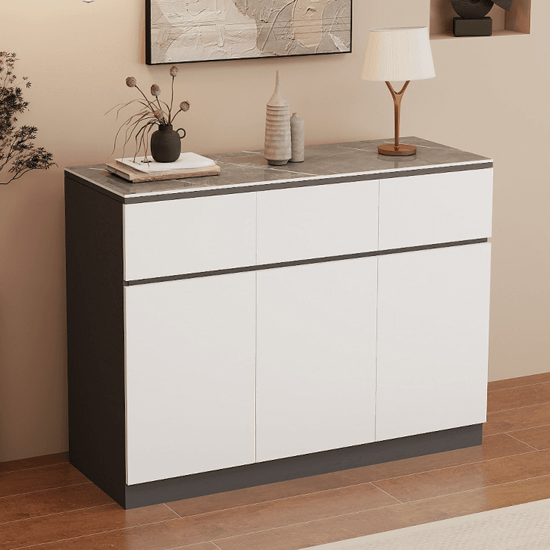 Sideboard with 4 Drawers/3 Drawers/2 Drawers, Narrow/Standard Size, Drawers Storage, Sintered Stone Countertop, Alterable Shelf, 4 Doors/3 Doors/2 Doors, and Tabletop thumbnail 5