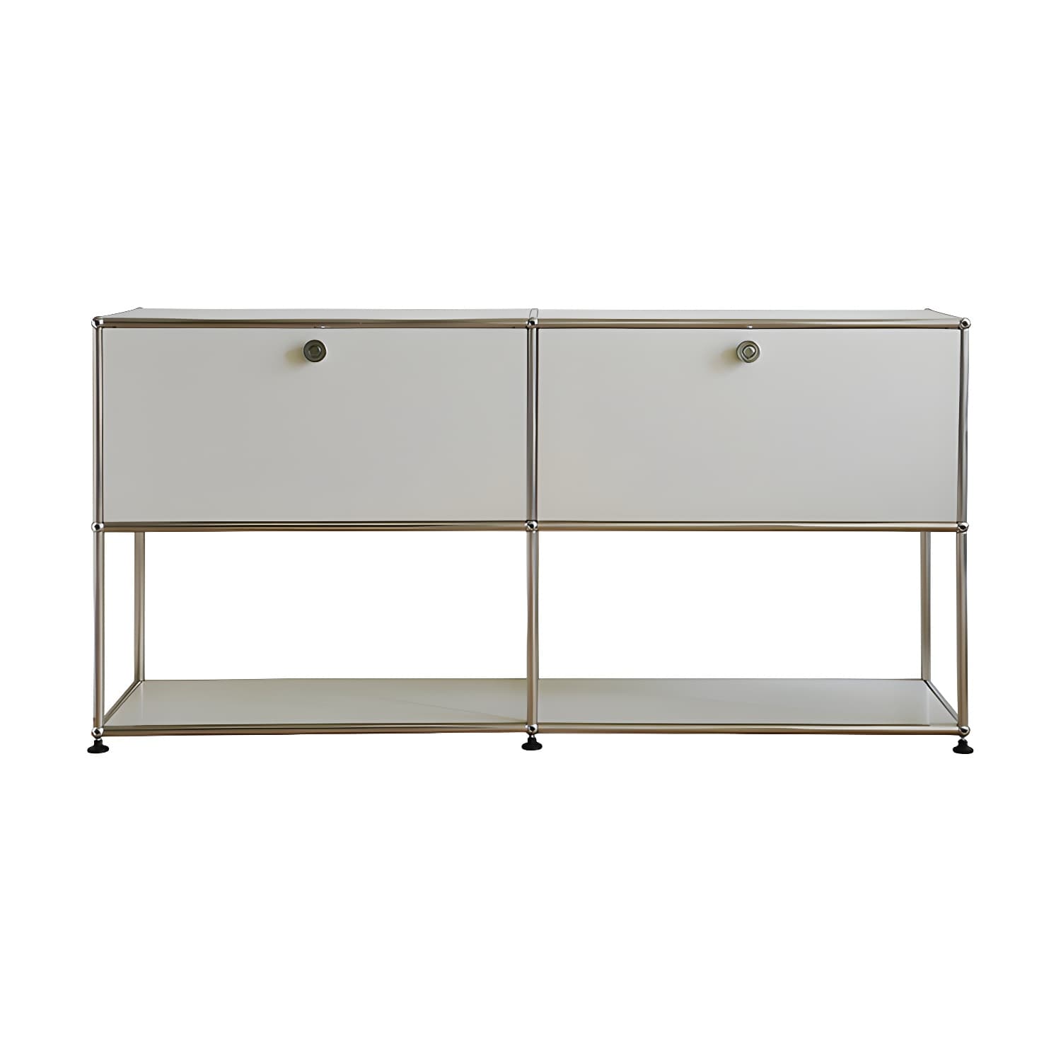 Modern Storage Sideboard Metal Sideboard with Drawer for Home thumbnail 2