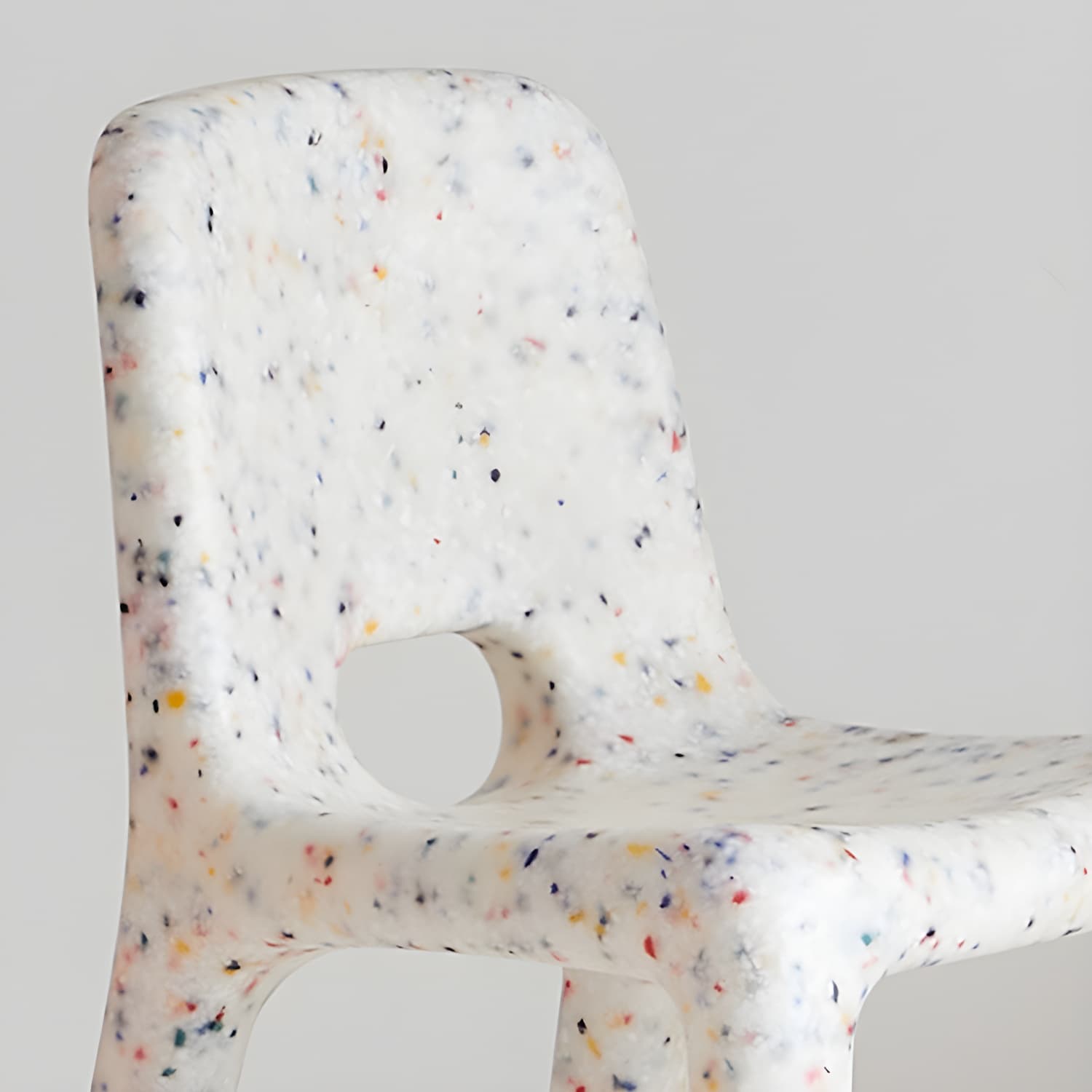 Scandinavian Style Non-Upholstered Low Back Plastic Side Chair for Kitchen & Dining thumbnail 12