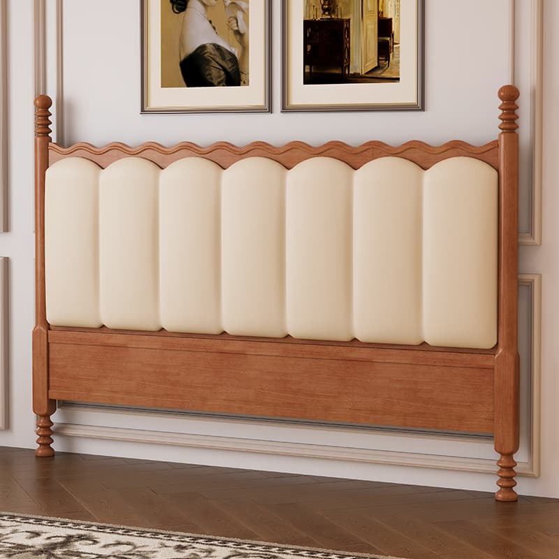 Contemporary Free-standing Standard Queen(60"W x 80"L)/Full(54"W x 75"L) Panel No Distressing With Legs in Wood and Sponge thumbnail 5