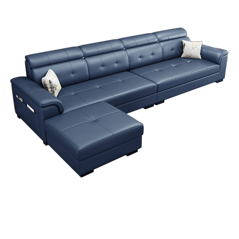 L-Shape Parlor Corner Sectional with Left Hand Facing Orientation, Decorative-stitched Tufting and Concealed Support thumbnail 2
