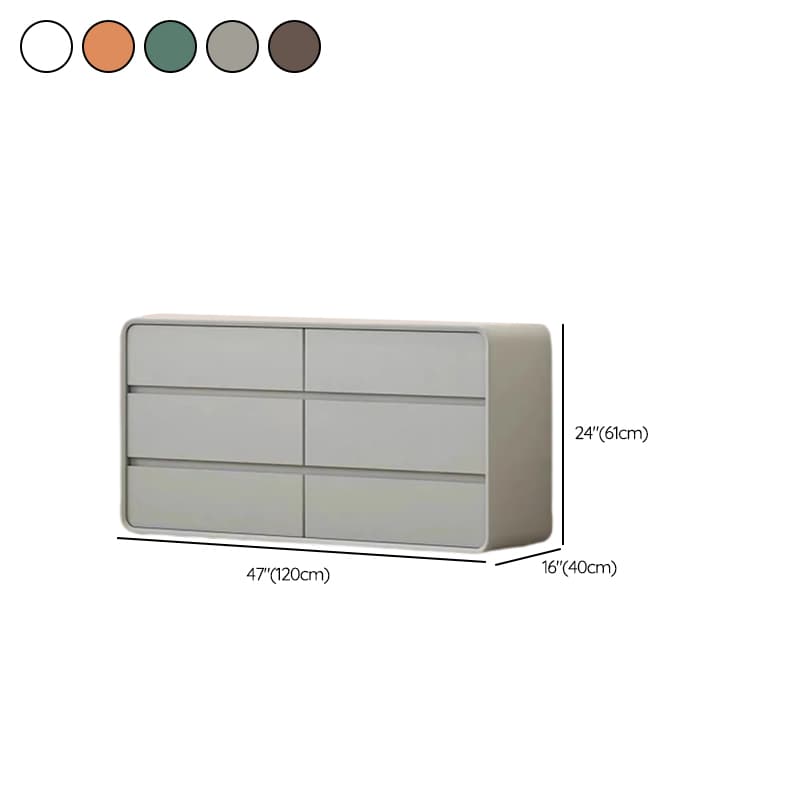 Simple Lumber Horizontal Double Dresser for Sleeping Room, 8 Drawers/6 Drawers - image 17