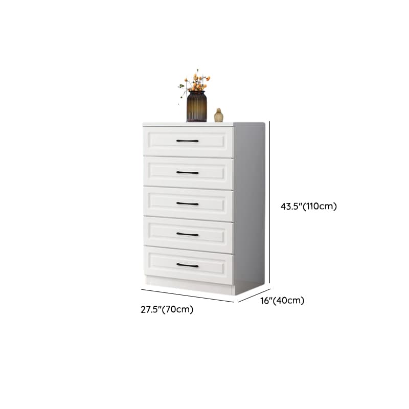 Simple Vertical/Horizontal Chalk Bachelor Chest in Wood with 3 Drawers/5 Drawers/6 Drawers thumbnail 18