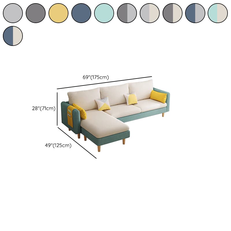 Modern L-Shape Reversible Sofa Recliner with Pine Frame and Storage thumbnail 21