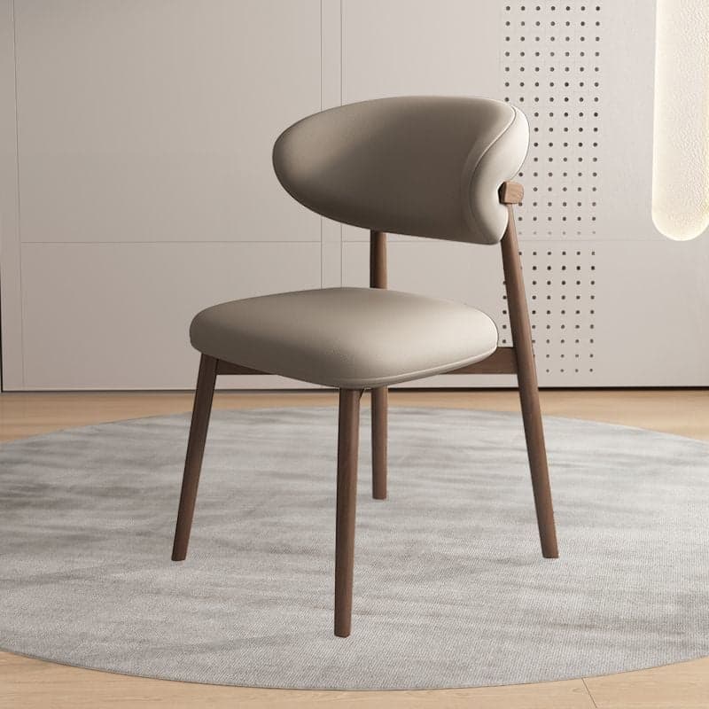 Dining Room Sturdy Outlined Side Chair for Comfortable Seating thumbnail 3