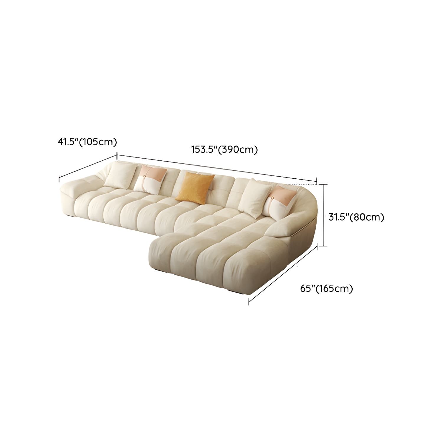 Comfortable Polyester Blend Showcase Sectional Sofa for Contemporary Home Decor thumbnail 26