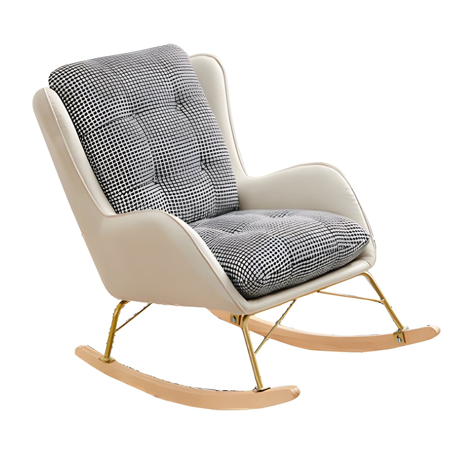 Modern Style Lounge Leisure Rocking Chair Home Lazy Sofa Chair thumbnail 1