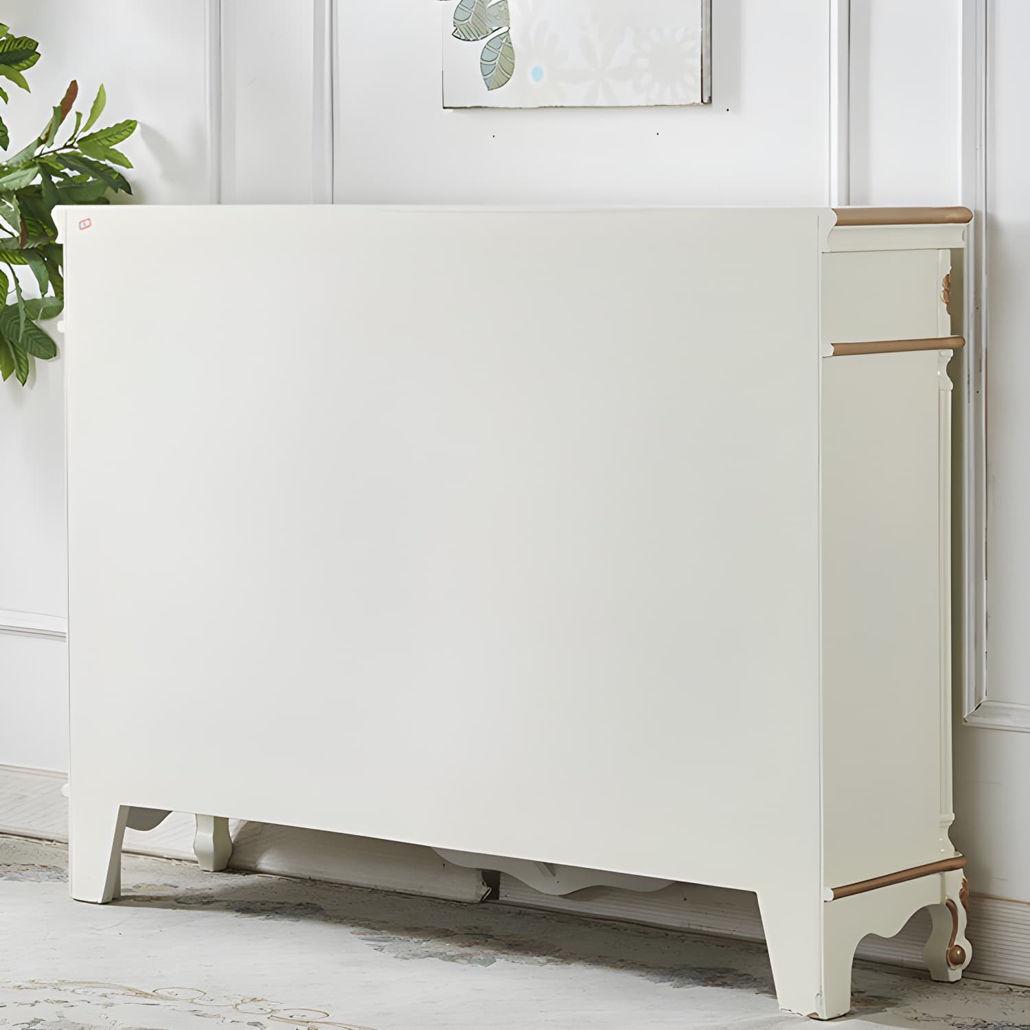Glam Style Wood Sideboard with Drawers Dining Server for Kitchen thumbnail 12