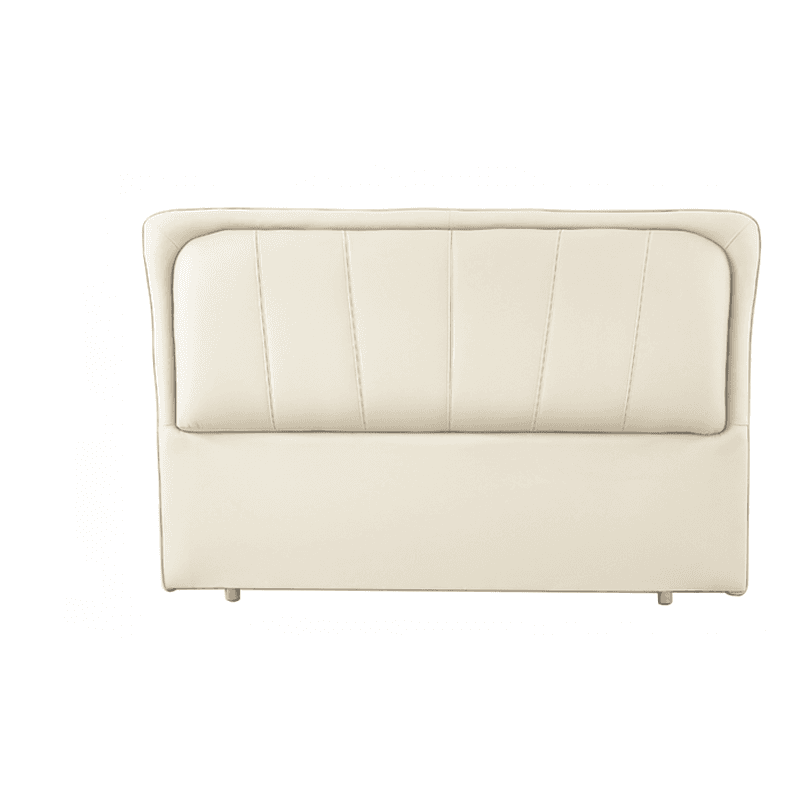 Free-standing Standard Standard（36-55“） Rectangle Full(54"W x 75"L) Panel Headboard With Legs, Sponge Filing and Wood Frame thumbnail 3
