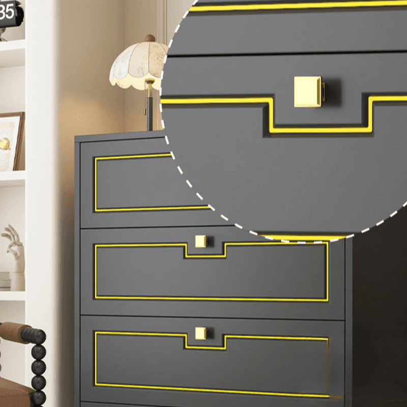 Casual Steel Bachelor Chest/Console Dresser/Semainier with 6 Drawers/5 Drawers/4 Drawers in Vertical/Horizontal Orientation thumbnail 6