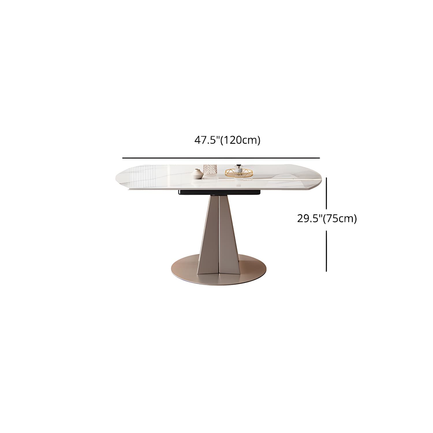 Contemporary 1/2/5/7 Pieces Dining Set Sintered Stone Dining Room Set for Small Space thumbnail 11