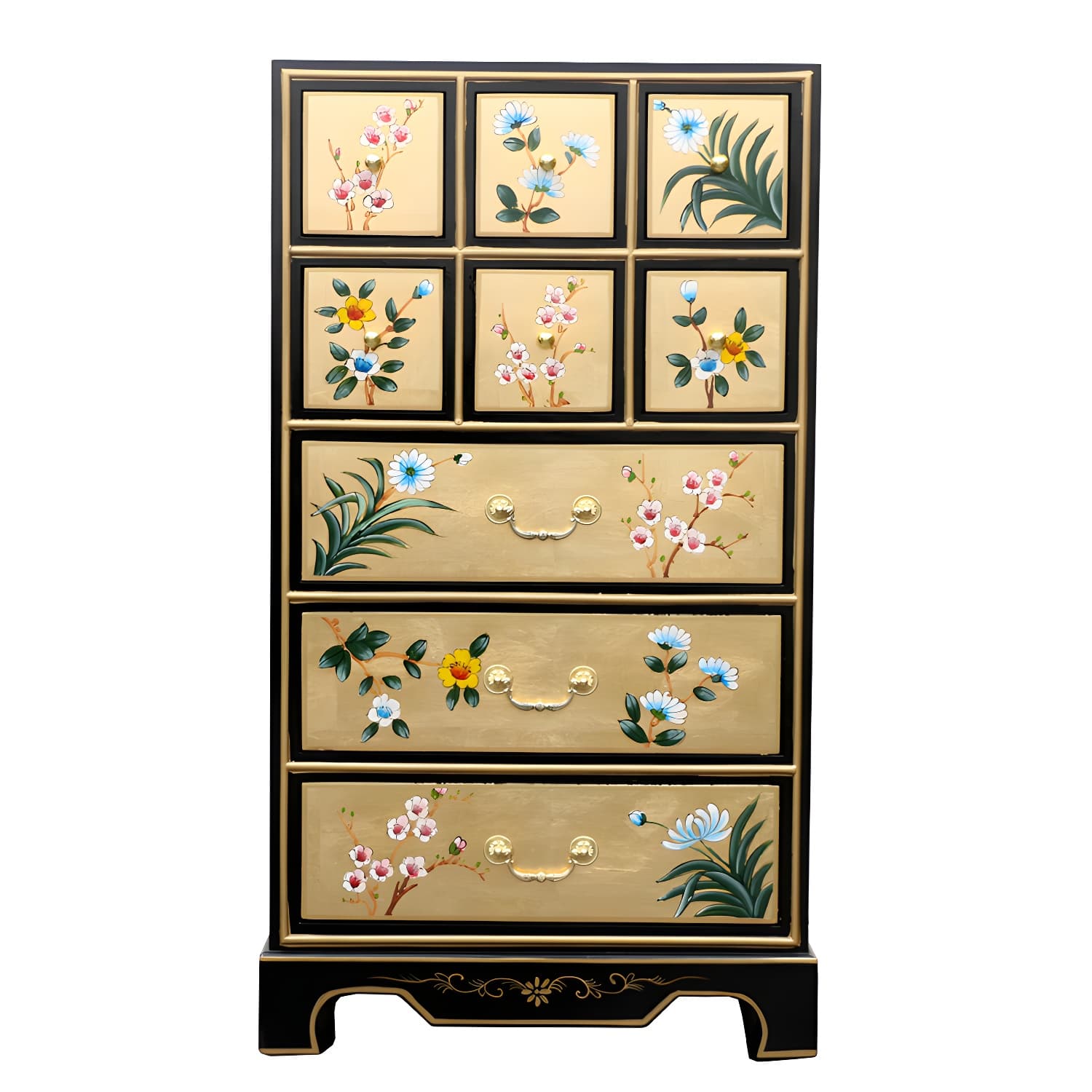 Classic Glam Dresser Solid Wood Storage Chest Dresser with 5/6/7/8/9 Drawers thumbnail 10