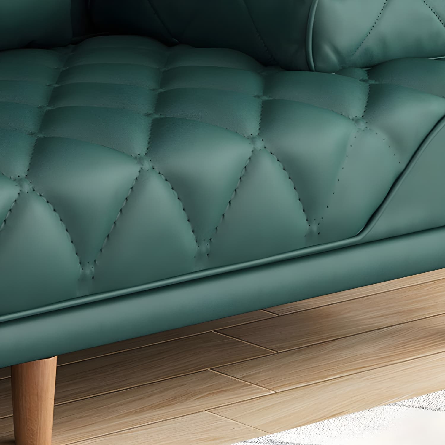 Contemporary Tight Back Convertible Sofa and Chaise with Pillow Top Arm thumbnail 15